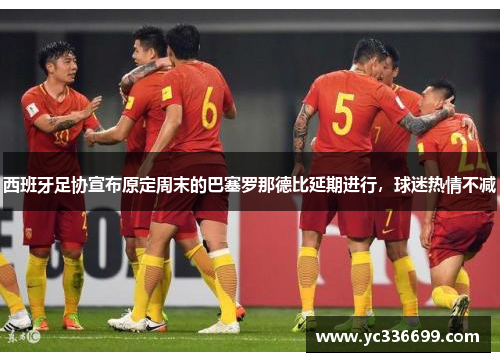西班牙足协宣布原定周末的巴塞罗那德比延期进行，球迷热情不减